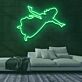tanzende Frau Silhouette LED-Neonschild Wohnzimmer Bar