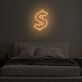 Dollarzeichen LED-Neonschild Schlafzimmer Wohnzimmer