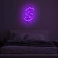 Dollarzeichen LED-Neonschild Schlafzimmer Wohnzimmer