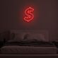 Dollarzeichen LED-Neonschild Schlafzimmer Wohnzimmer