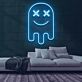 Geist mit X-Augen LED-Neonschild Gamingzimmer Bar