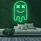Geist mit X-Augen LED-Neonschild Gamingzimmer Bar