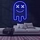 Geist mit X-Augen LED-Neonschild Gamingzimmer Bar