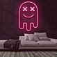 Geist mit X-Augen LED-Neonschild Gamingzimmer Bar