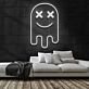 Geist mit X-Augen LED-Neonschild Gamingzimmer Bar