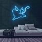 fliegendes Herz mit Flügeln und Schweif LED-Neonschild Wohnzimmer Schlafzimmer