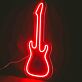 E-Gitarre LED-Neonschild Musikstudio Bar