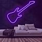 E-Gitarre LED-Neonschild Musikstudio Bar