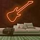 E-Gitarre LED-Neonschild Musikstudio Bar