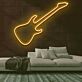 E-Gitarre LED-Neonschild Musikstudio Bar