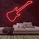E-Gitarre LED-Neonschild Musikstudio Bar