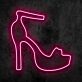 High Heel Schuh LED-Neonschild für Boutique Schaufenster