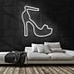 High Heel Schuh LED-Neonschild für Boutique Schaufenster