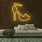 High Heel Schuh LED-Neonschild für Boutique Schaufenster