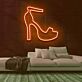 High Heel Schuh LED-Neonschild für Boutique Schaufenster