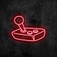 Arcade Joystick LED-Neonschild für Gamingzimmer