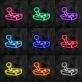 Arcade Joystick LED-Neonschild für Gamingzimmer