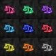 Waage Symbol LED-Neonschild für Kanzlei Büro