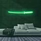 Samuraischwert LED-Neonschild für Gaming Raum