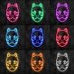 Japanische Kitsune Maske LED-Neonschild für Gaming und Bar