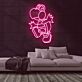 Cartoon-Dinosaurier LED-Neonschild Gamingzimmer Kinderzimmer