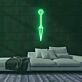 Kunai als LED-Neonschild