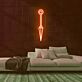 Kunai als LED-Neonschild