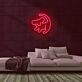 Löwenjunges als LED-Neonschild
