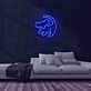 Löwenjunges als LED-Neonschild