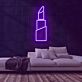 Lippenstift LED-Neonschild für Kosmetikstudio oder Schaufenster