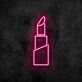 Lippenstift LED-Neonschild für Kosmetikstudio oder Schaufenster