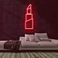 Lippenstift LED-Neonschild für Kosmetikstudio oder Schaufenster