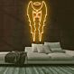 Engelsflügel mit Heiligenschein LED-Neonschild Wohnzimmer Bar
