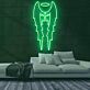 Engelsflügel mit Heiligenschein LED-Neonschild Wohnzimmer Bar
