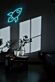 Rakete LED-Neonschild Wohnzimmer Kinderzimmer
