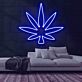 Cannabisblatt LED-Neonschild für Bar Club