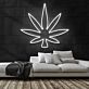 Cannabisblatt LED-Neonschild für Bar Club