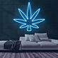 Cannabisblatt LED-Neonschild für Bar Club