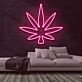 Cannabisblatt LED-Neonschild für Bar Club