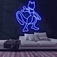 Pokémon Mewtu Figur LED-Neonschild für Gamingzimmer