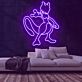 Pokémon Mewtu Figur LED-Neonschild für Gamingzimmer