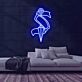 Dolch mit Band LED-Neonschild Tattoo Studio Bar