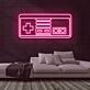 Retro Spielcontroller LED-Neonschild für Gamingzimmer und Wohnzimmer