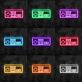 Retro Spielcontroller LED-Neonschild für Gamingzimmer und Wohnzimmer