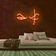 Abstraktes Augenmotiv LED-Neonschild Wohnzimmer Bar