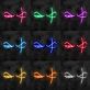 Abstraktes Augenmotiv LED-Neonschild Wohnzimmer Bar