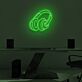 Kopfhörer LED-Neonschild für Gaming Studio