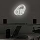 Kopfhörer LED-Neonschild für Gaming Studio