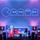 Pac-Man mit Geistern LED-Neonschild Gamingzimmer Bar