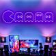 Pac-Man mit Geistern LED-Neonschild Gamingzimmer Bar